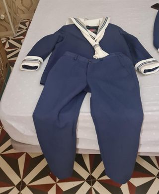 Traje comunión niño Varones azul talla 10 y 12