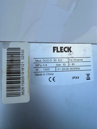 piezas para Termo Fleck DUO-5 50 EU 