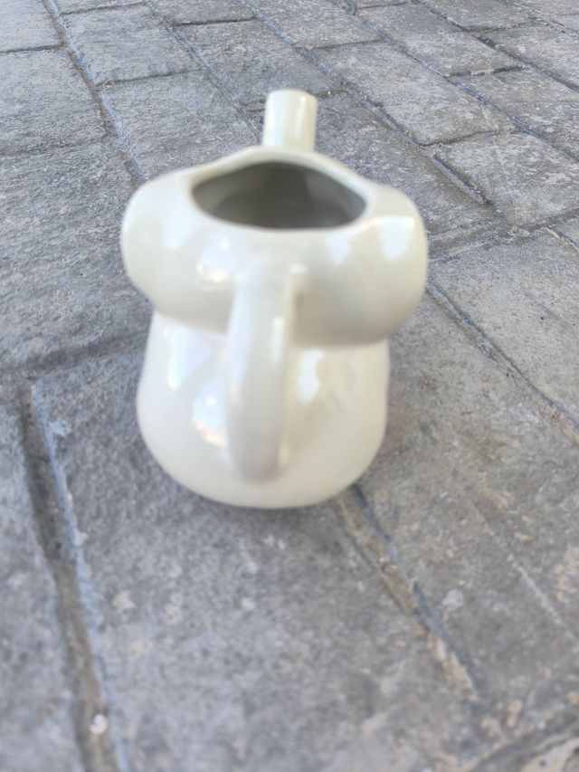 Frasco de elefante de porcelana vintage