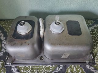 Fregadero acero inoxidable 2 senos