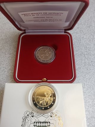 Moneda 2€ Mónaco 2016 Proof