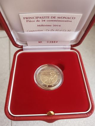 Moneda 2€ Mónaco 2016 Proof