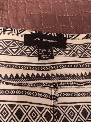 Mono corto estampado étnico M