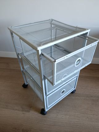 Carrito metálico Ikea 3 cajones
