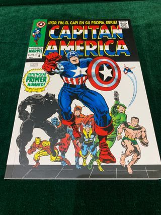 CAPITÁN AMÉRICA » LOTE BIBLIOTECA MARVEL NÚMERO 1