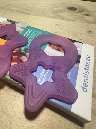Dentistar Juego de 2 mordedores para bebé +3m