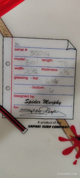 TABLA DE SURF 7’0” EVO1 - SPIDER MURPHY