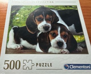 Puzzle de 500 piezas - Cachorros Beagle