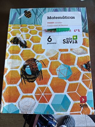 Libro Matemáticas 6° Primaria