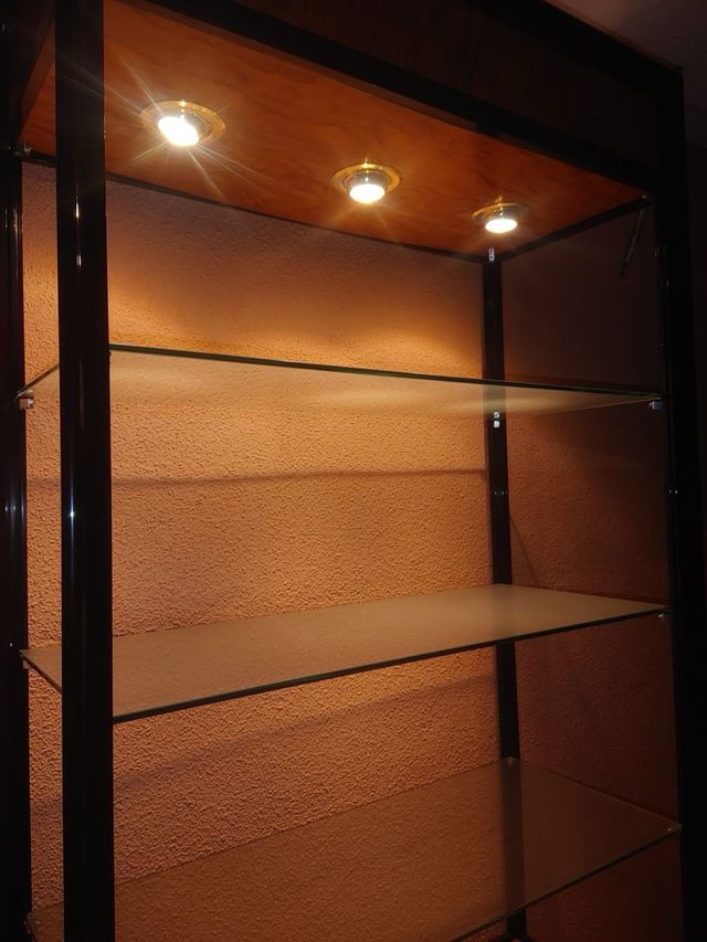 Estanterias cristal metal - 22 uds.