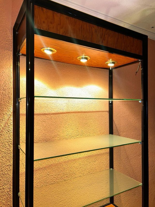 Estanterias cristal metal - 22 uds.