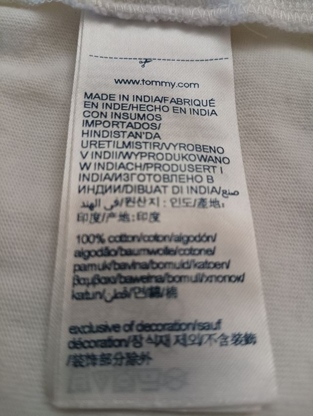 Camiseta Tommy Jeans blanca