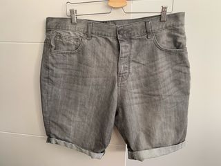 Bermudas Vaquero Gris