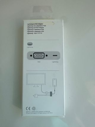 Adaptador Apple Lightning a VGA