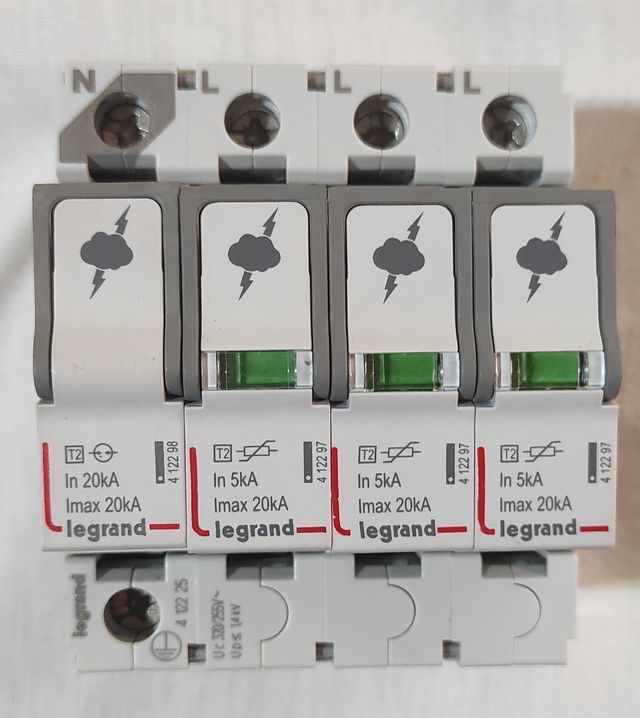 4x Limitador Legrand 20kA - Nuevo