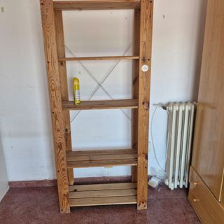 Estantería madera rústica