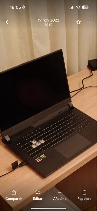 Portátil gaming ASUS ROG Strix RTX3060