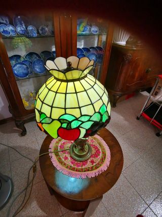 Lampada Tiffany anni '40 stile Liberty