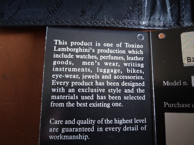 Portadocumenti Torino Lamborghini - Nero.