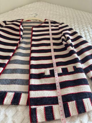 Chaqueta Promod rayas azul-blanco