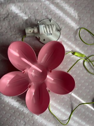 Lámpara flor rosa - Infantil