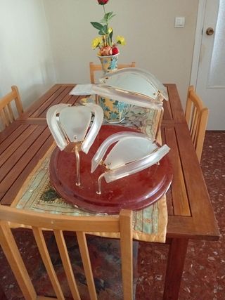 3 Lámparas de techo vintage