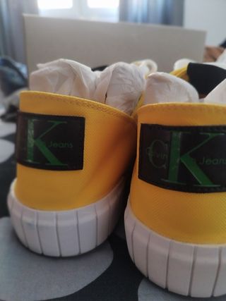 Zapatillas Calvin Klein Jeans 45 Amarillas