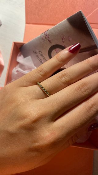 Anello Pandora oro e argento