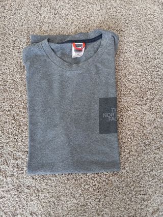Camiseta Vintage The North Face M gris
