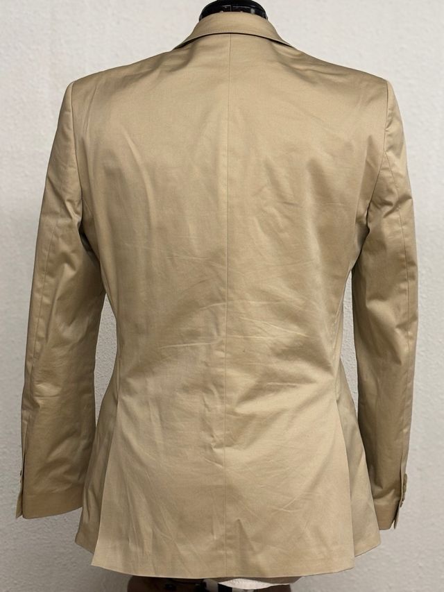 Americana beige hombre