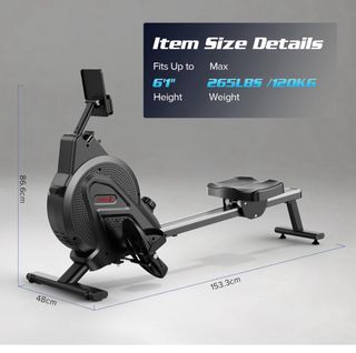 Máquina remo fitness