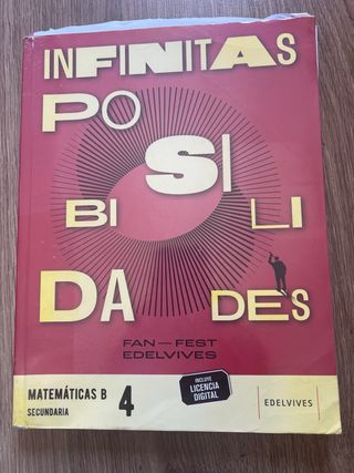 Libro marematicas B 4 ESO Edelvives