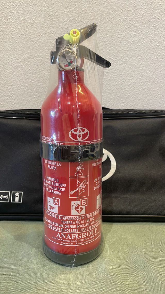 MINI ESTINTORE TOYOTA  BRAND TOYOTA  NUOVO ANCORA 