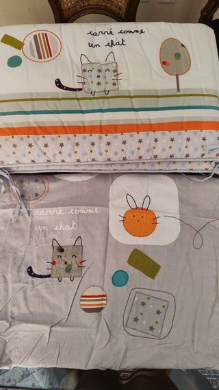 Chichonera cuna bebé + funda nórdica