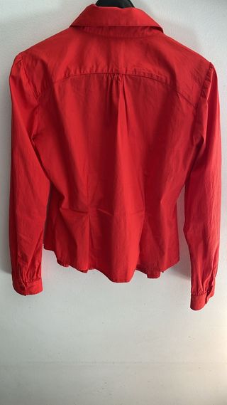 Blusa rayas rojas y blancas