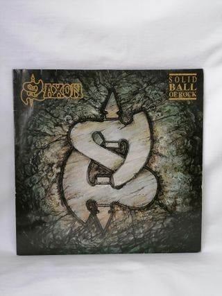 LP Saxon - Solid Ball Of Rock