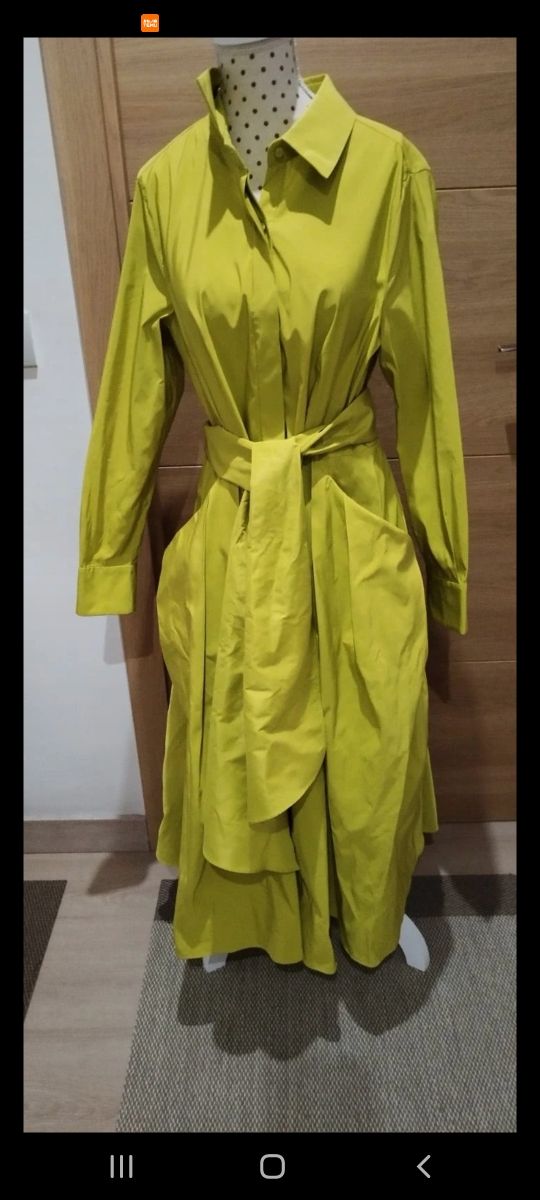 Vestido color mustasa