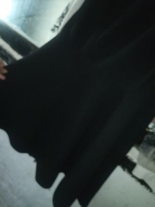 Vestido negro blanco elegante talla XL