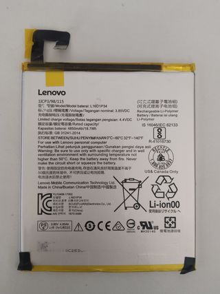 Batería Lenovo ,tablet 4,8