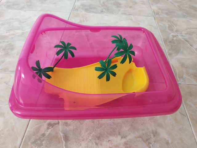 Acuario Tortugas Rosa-Amarillo