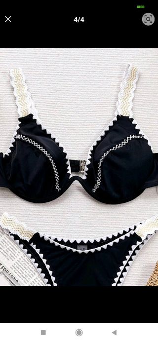 Bikini negro y blanco - 