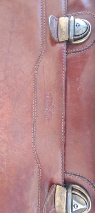 Maletín Piel GILLABERT marrón