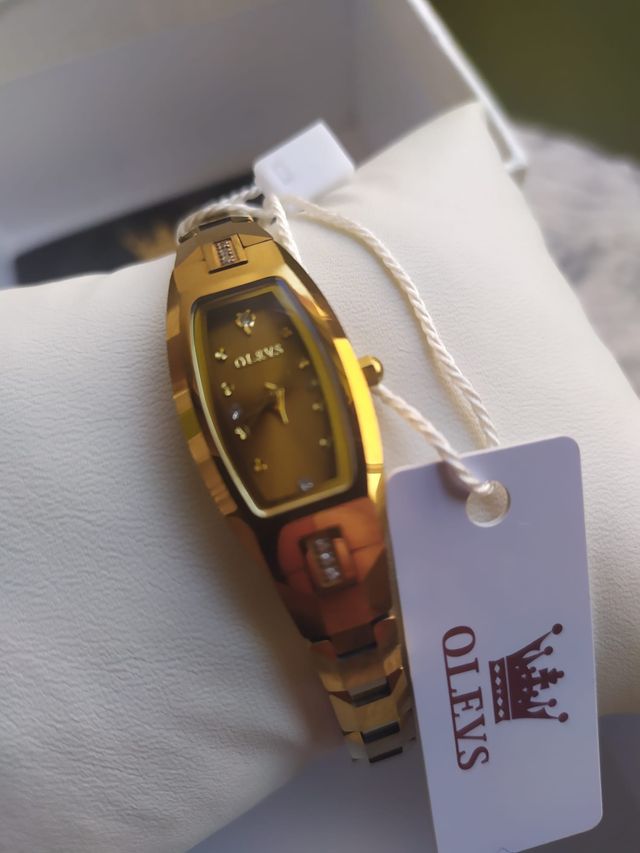 Reloj Olevs Mujer Dorado Cuarzo