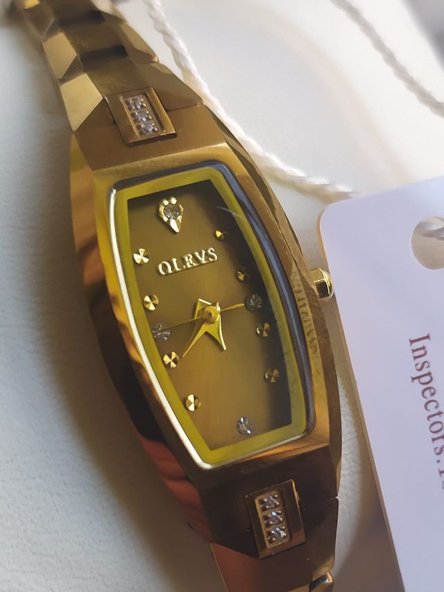 Reloj Olevs Mujer Dorado Cuarzo