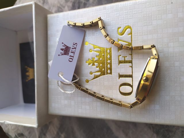 Reloj Olevs Mujer Dorado Cuarzo