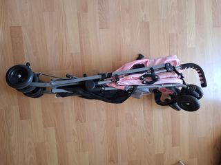 Silla paseo rosa Asalvo plegable