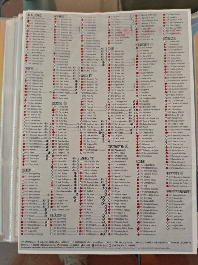 Álbum cartas Invizimals Nueva Alianza