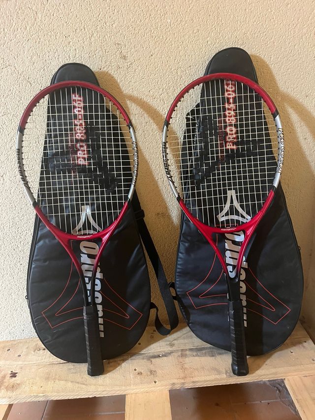 2 Raquetas Tenis Masspro PRO 895-6F