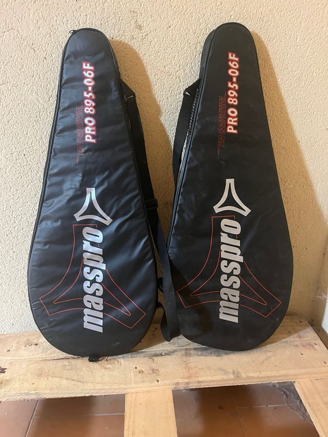 2 Raquetas Tenis Masspro PRO 895-6F