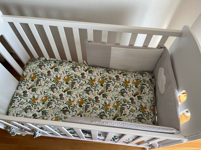 Cuna Micuna + Ropa de cama